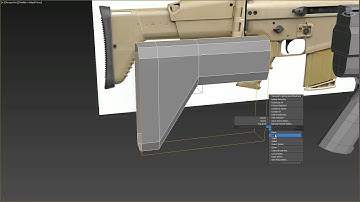 Weapon Modeling : SCAR-H Base Model Part 3