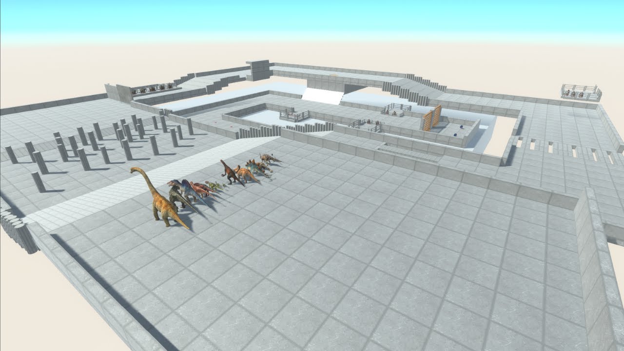 Obstacle Course Race Animal Revolt Battle Simulator