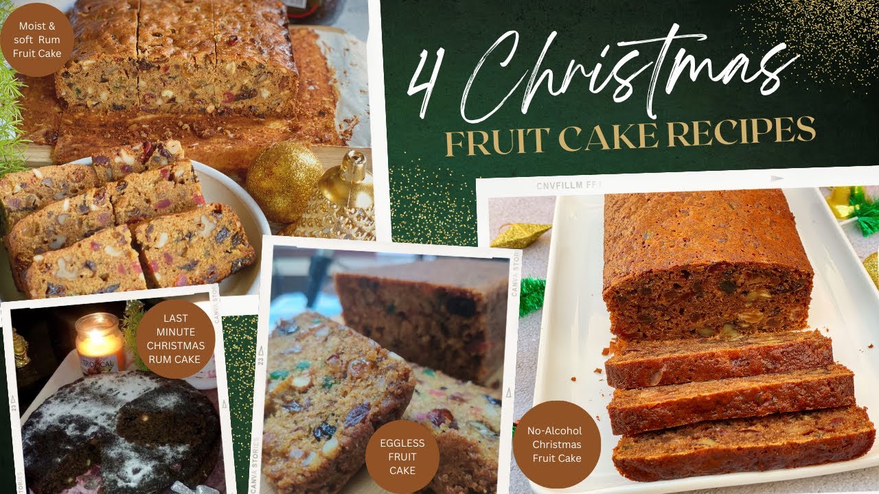 4 Christmas Fruit Cake Recipes   Christmas Fruit Cake Recipes for all    Bakemas 2022 - Day 8