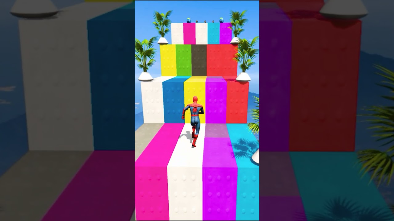 GTA 5 Ragdoll Spiderman Jumping Into Pool (Euphoria Physics/Ragdolls) #62 