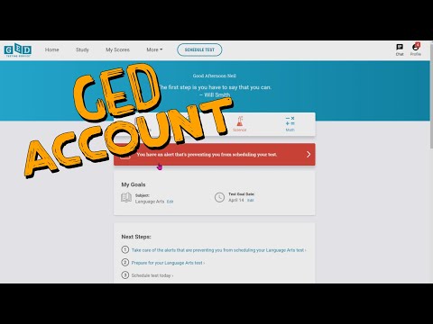 Creating a GED account