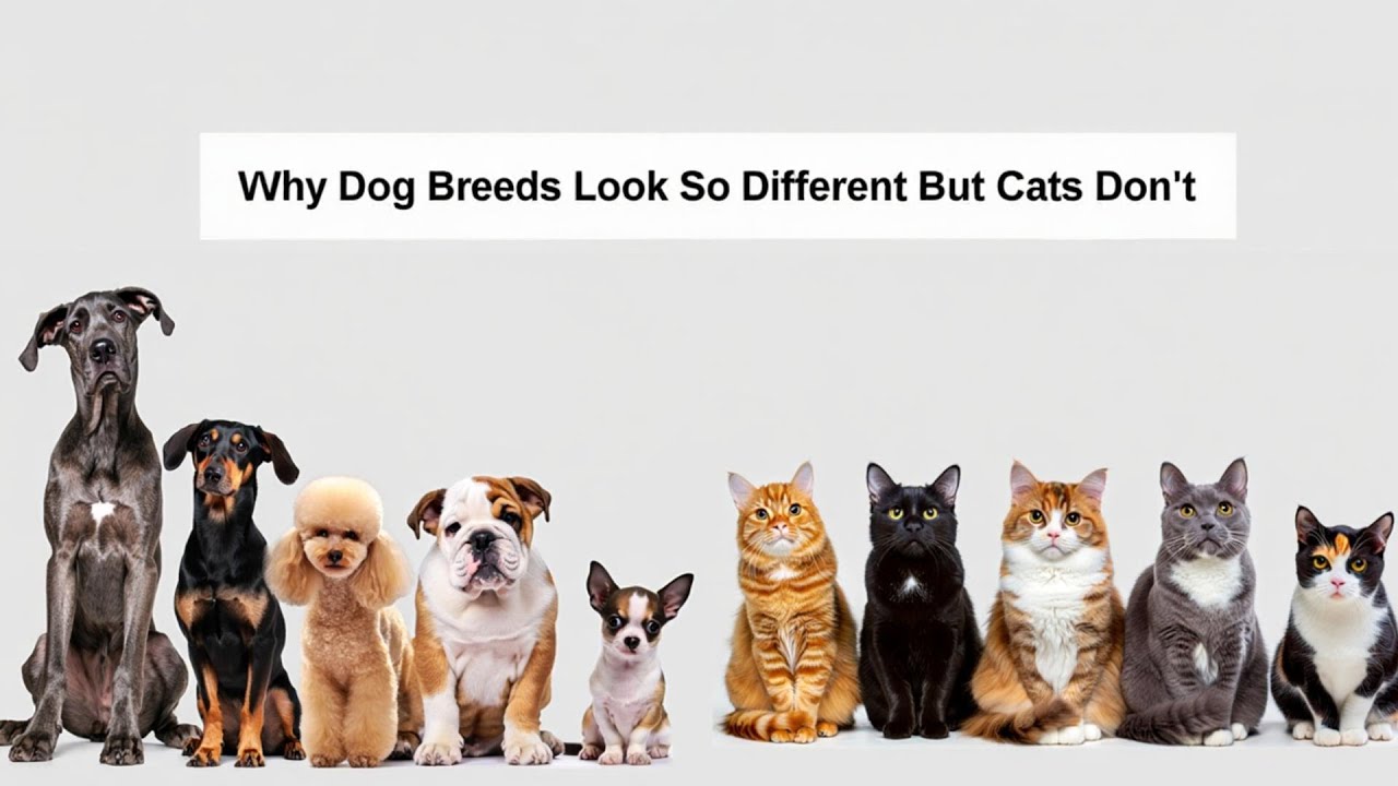 Why Dog Breeds Look So Different But Cats Don’t: Surprising Truths