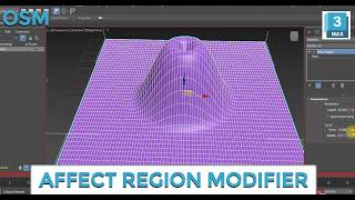 3ds Max Affect Region Modifier Tutorial | Soft Selection Deformation (Object Space Modifier)