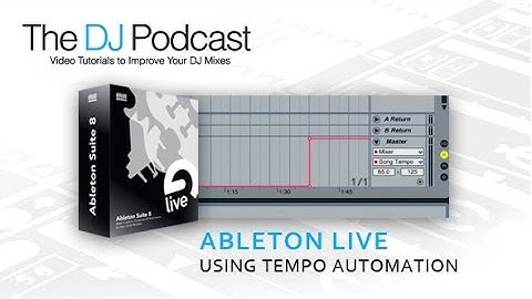 Adding Tempo Changes - Master Tempo Automation In Ableton Live