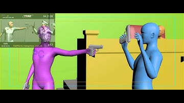 Saints Row 2 courtroom cutscene animatic