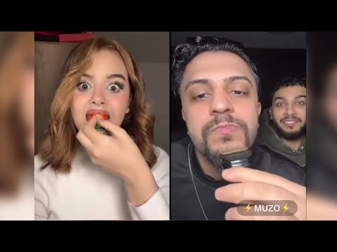 موزو يحلق عوارضة ايناس تجن بسبب الحلاقة