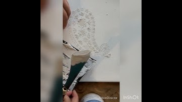 Textured Background with Artist