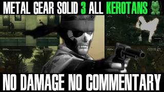 Metal Gear Solid 3: Snake Eater E-Extreme Foxhound Ghost No Damage All Kerotans (No Commentary)