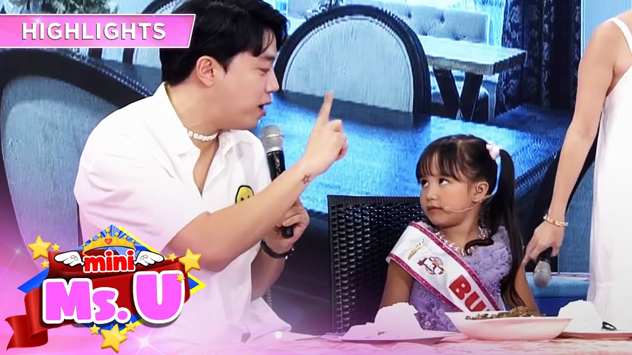 ⁣Ryan and Mini Miss U Kiara's entertaining act | It's Showtime Mini Miss U