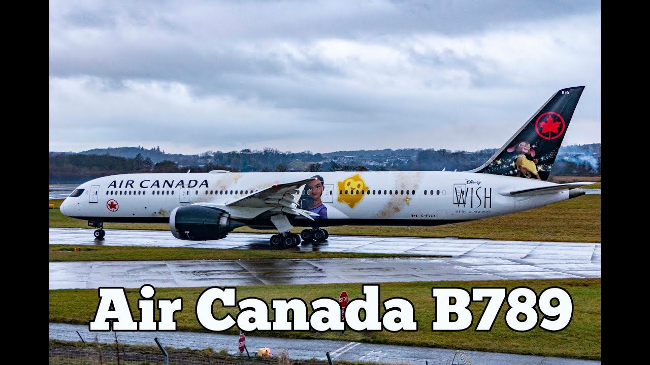 AIR CANADA 787-9 ディズニー エアカナダ Disney Wish Air Canada reveals new Disney 'Wish' plane livery - Skies Mag