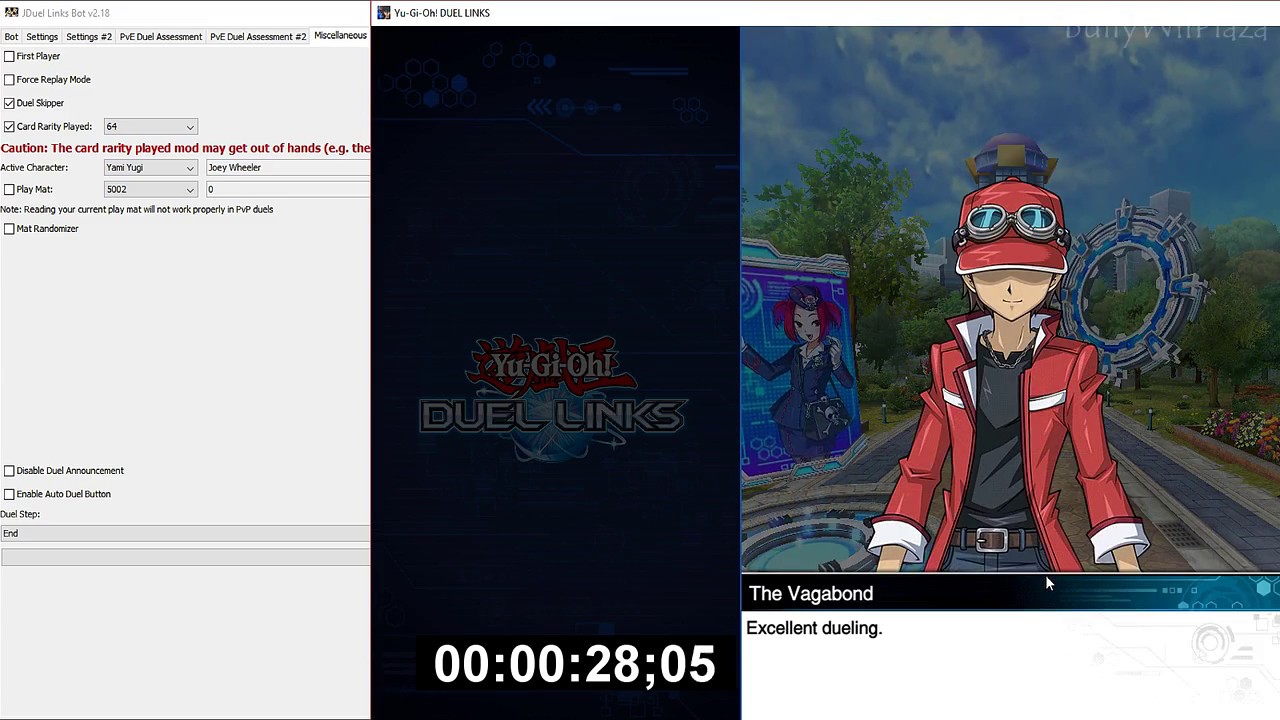 [Yu-Gi-Oh! Duel Links] Faster Duel Skipper + 8k Duel Assessment with Prismatics Played Mod