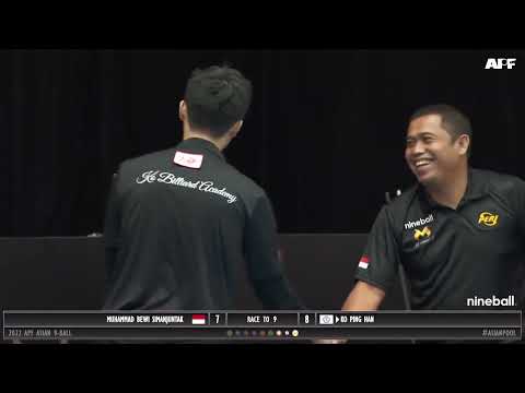 Ko Ping Han vs Muhammad Bewi Simanjuntak | Highlights | APF Asian 9-Ball Open