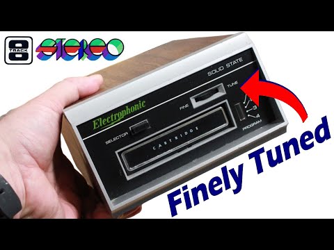 A finely tuned 8-track player by Electrophonic