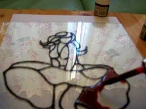 GLASS PAINTING DEMO 2 - YouTube