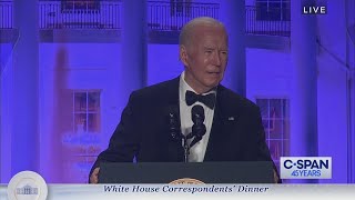 President Biden complete remarks at 2024 White House Correspondents' Dinner (C-SPAN) screenshot 3
