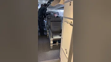 Unruly airplane passenger