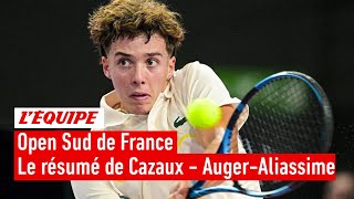 Open Sud de France - Cazaux bute sur sur Auger-Aliassime au second tour