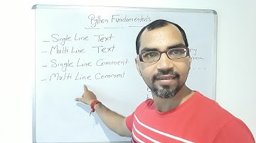 Text, Multi Line Text, Single Line Text, Single Line Comment, Multi Line Comment, in Python