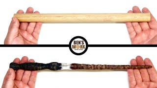 Diy Wand - Only Using A Drill - With Resin Art Inlay