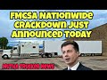 FMCSA Nationwide Crackdown Just Announced! FMCSA Is Auditing HHG Trucking Companies 🤯