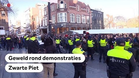 ZWARTE PIET: Onrust in verschillende steden rond demonstraties
