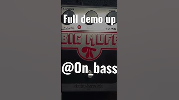 Bass demo of ehx big muff pi  #bass #effectspedals #stonerrock #doom