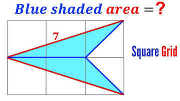 Can you calculate the Blue shaded area? | (Polygon) | #math #maths | #geometry
