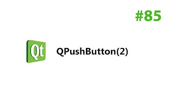 C++ Qt 85 - QPushButton(2)