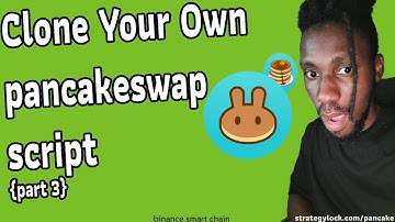Creating your own pancakeswap clone part 4
