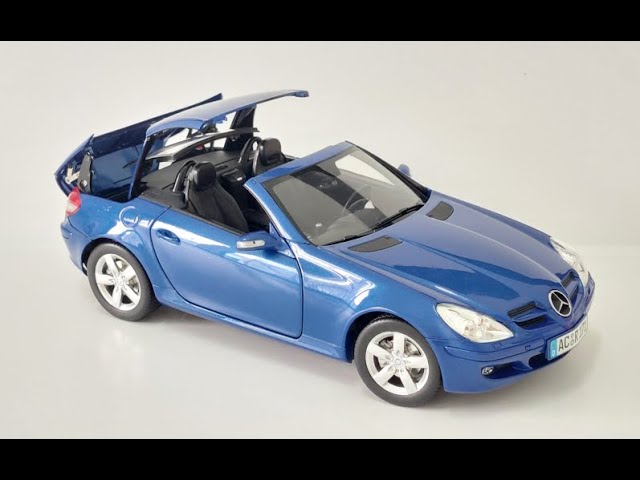 Diecast 1/18 Minichamps Mercedes Benz SLK R171 - YouTube
