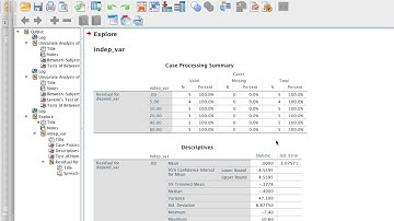 How to test normality and homogeneity of variance in residuals in SPSS