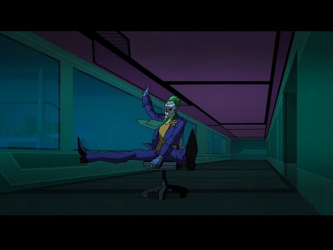 Joker rolls in a chair and commits self deletion