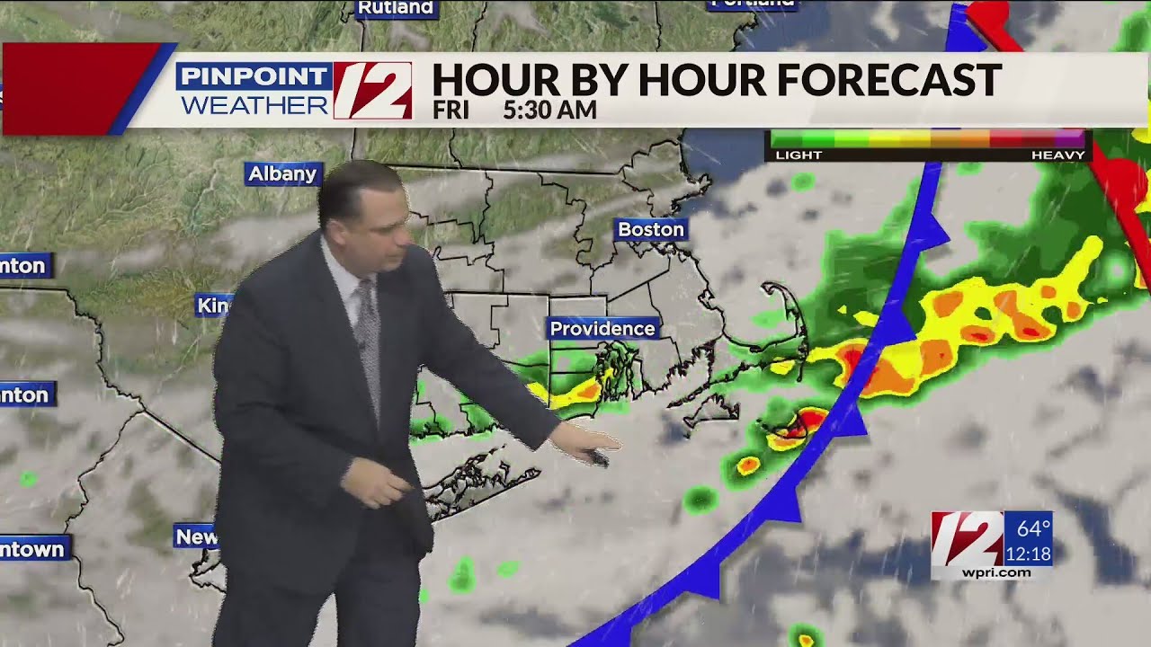 WPRI 12 Weather Forecast for 9/25/24: M. Cloudy and Dry Today; Showers ...