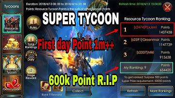 Legacy Of Discord : First Day Super Tycoon And Boost BR