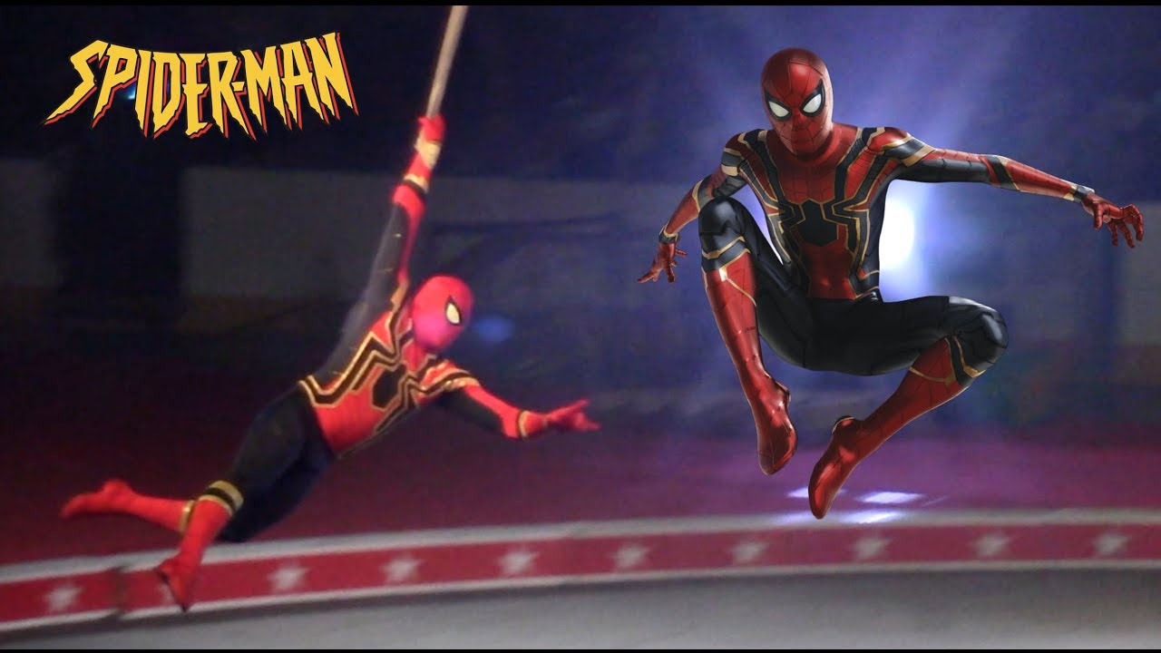 Amazing Spider-Man Performance in IRON SPIDER Suit at Circus