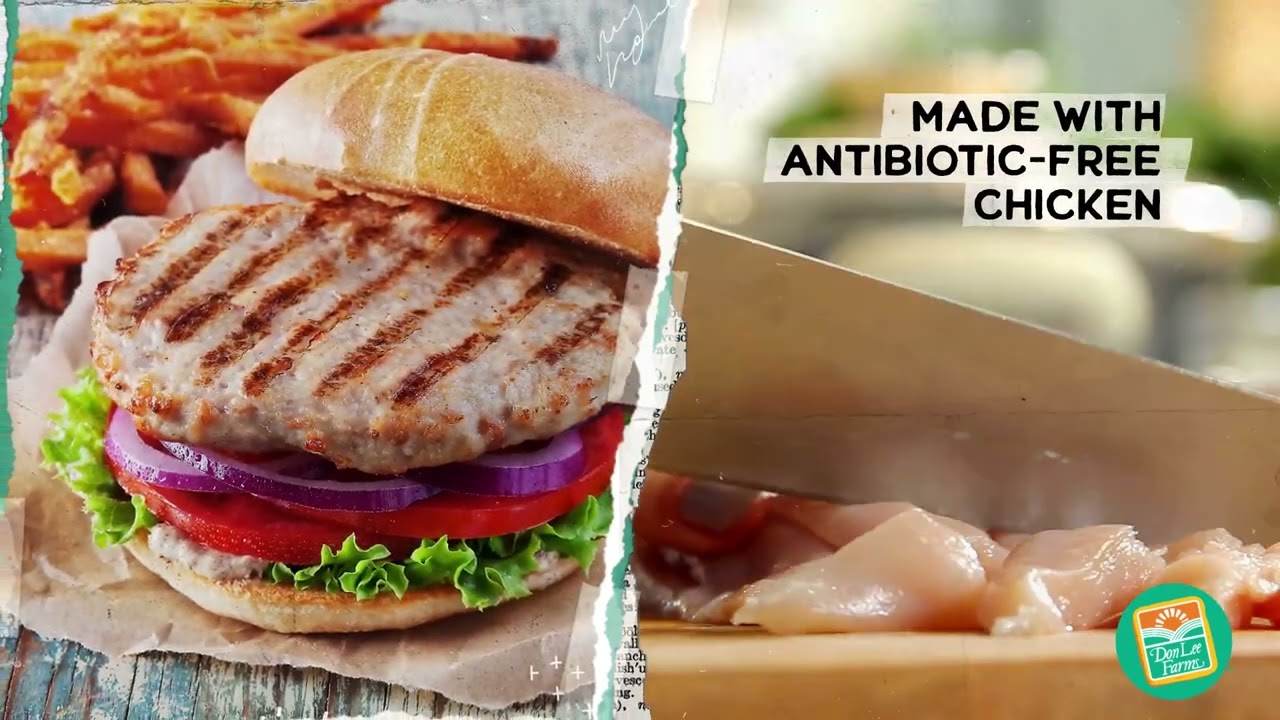 Costco's Chicken Burgers are Antibiotic-Free, Simply Seasoned & Grilled | Don  Lee Farms - YouTube
