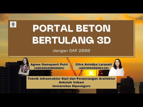 Analisa Struktur Portal Bangunan 3D dengan SAP 2000