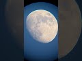 Waxing Gibbous Moon . #moon #space  #telescope