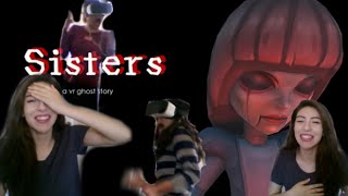 Funny Reaction with Gear VR Oculus  l  Sisters Ghost story
