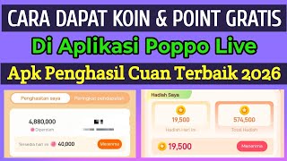 CARA DAPAT KOIN & POINT GRATIS DI POPPO LIVE