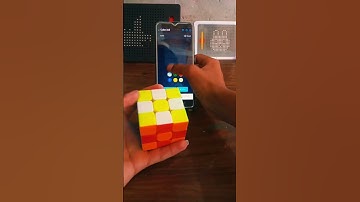 Checkerboard Pattern Solved By App ( Zperm) #checkerboard #pattern #solve #app #rubikscube #shorts