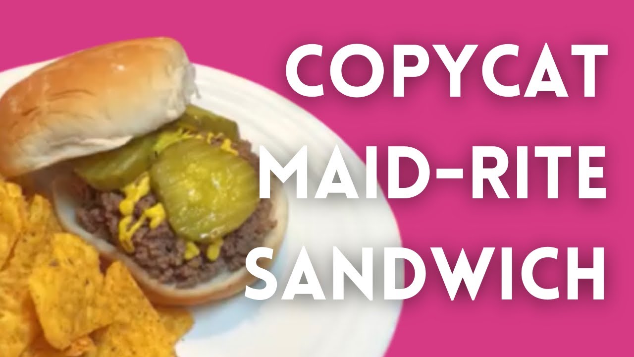 How to Make MaidRite Sandwiches Copycat Recipe YouTube