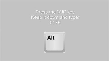 How to type a degree symbol on the keyboard (°C / °F)
