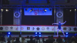 Andrii Kopyniak (Ukraine)- Senior Men- 2nd place; POSA-European Pole Sport Championship 2017