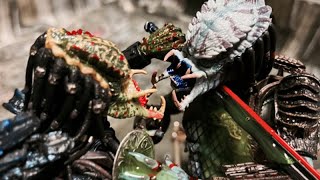 LOST PREDATOR VS WARRIOR PREDATOR STOP MOTION COMPLETE！