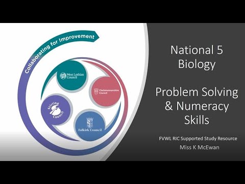 national 5 biology problem solving skills