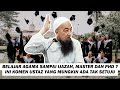 Belajar agama sampai dapat ijazah master dan p ini komen ustaz yang mungkin ada tak setuju