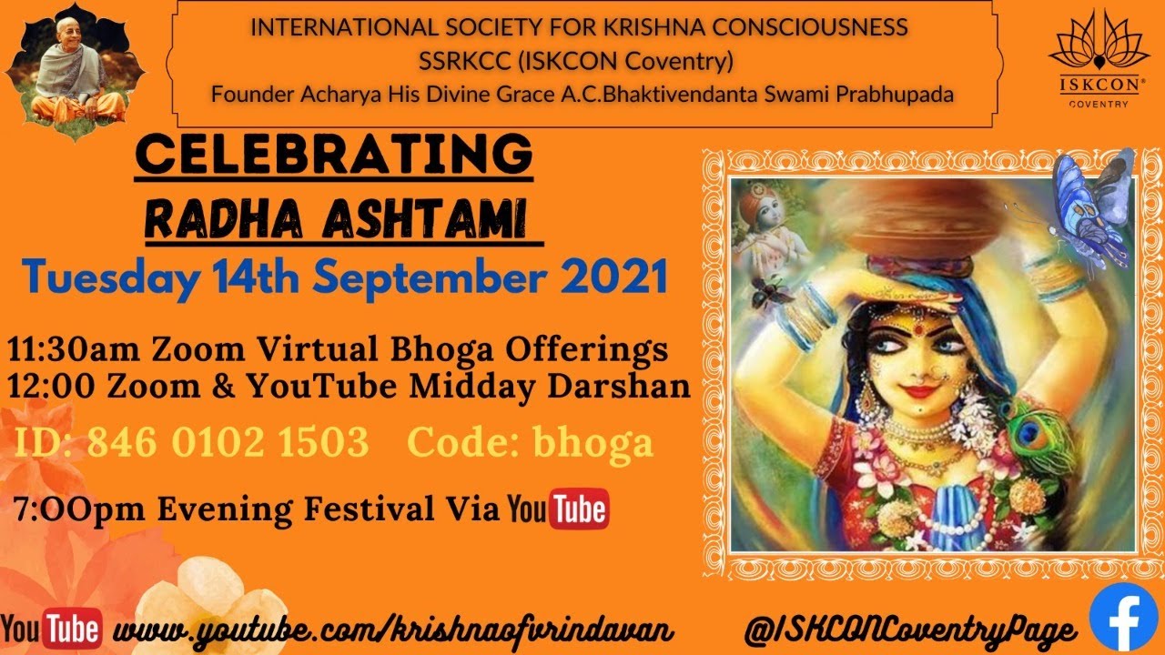 Evening Radha Ashtami Festival 2021