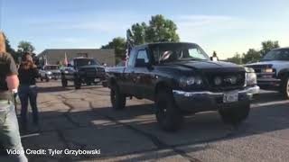 ROCORI Students Protest Parking Lot Flag Ban [VIDEO]