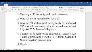 Details CONSTITUTIONAL  LAW REVISION FOR 2023 FREE GHANA SCHOOL OF LAW ENTRANCE EXAMINATION REVISION Guide